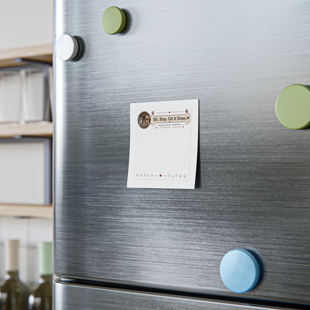 Welcome to The Dog House Dog-Themed Post-it Note Pads — "Sit. Stay. Git it Done."