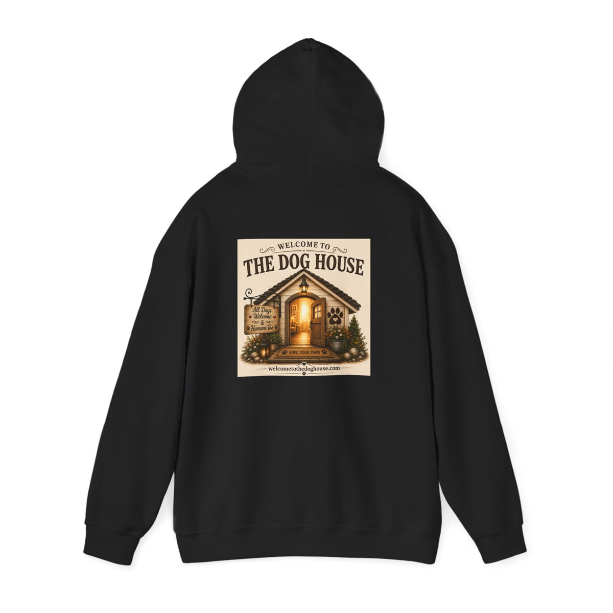 The Original Dog House™ Hoodie | Welcome Collection | Premium Dog Lover Hooded Sweatshirt