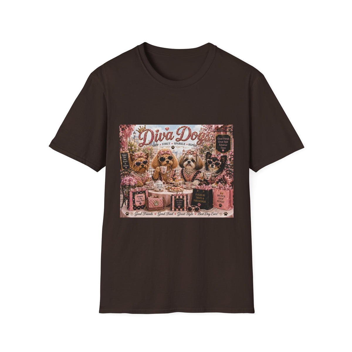 Diva Dogs T-Shirt — Brunch With My Besties
