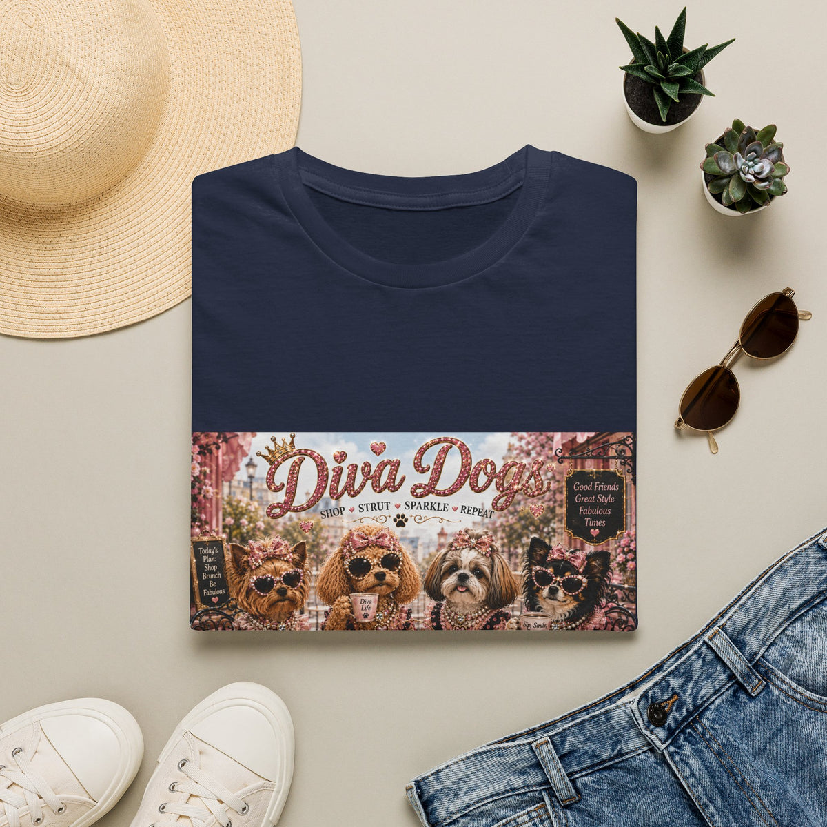Diva Dogs T-Shirt — Brunch With My Besties