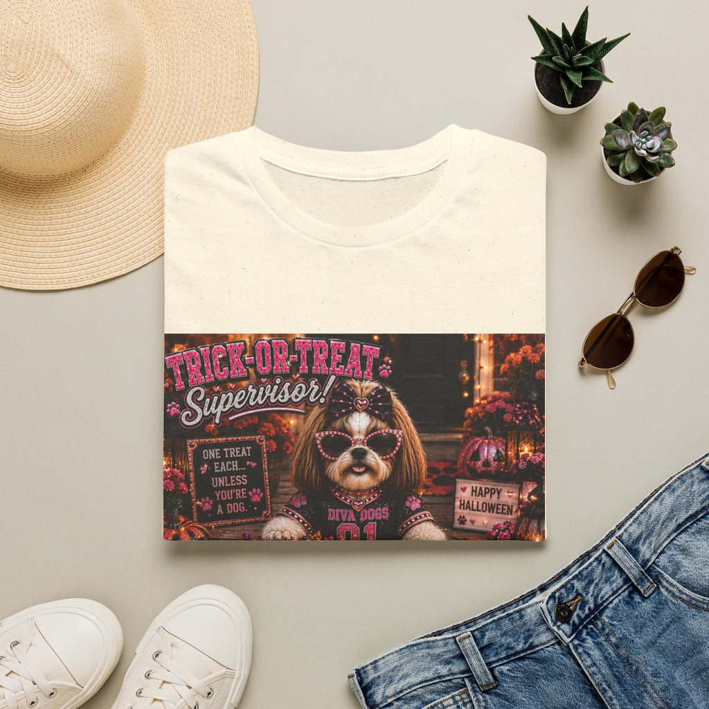 Trick-or-Treat Supervisor!™ | Diva Dogs™ | Funny Halloween Dog Lover T-Shirt | Boutique Fall Collection