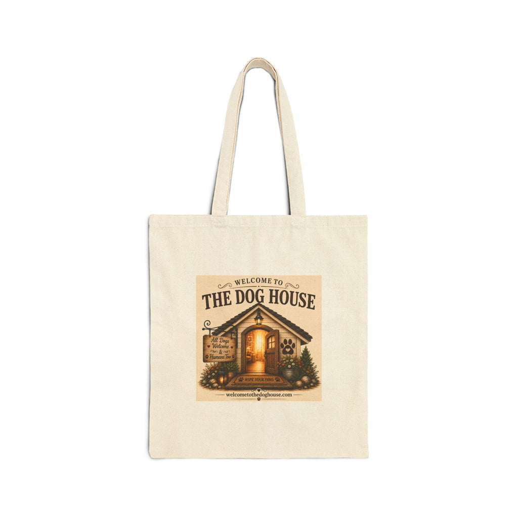 Today's Pawsibilities™ – JOY Canvas Tote Bag | Bella Inspirational Dog Tote | Reusable Dog Lover Gift Bag