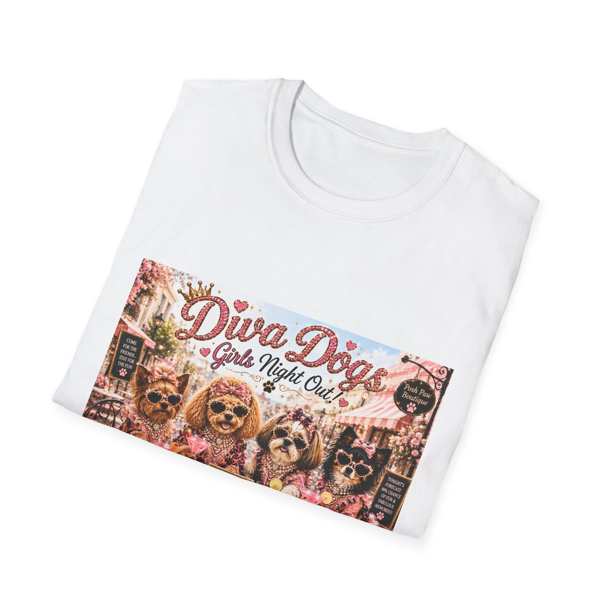 Diva Dogs Girls' Night Out T-Shirt