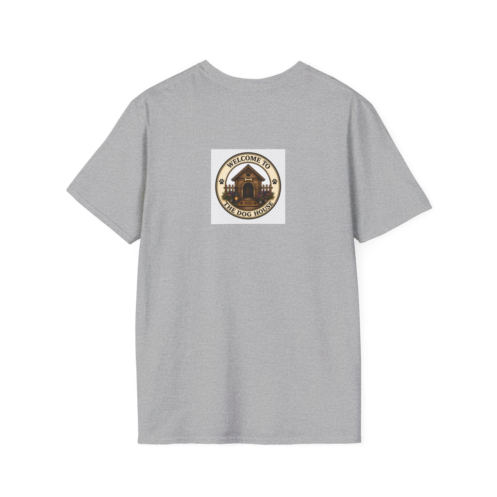Pull up a chair™ | Porch Dogs™ Collection | Cozy Country Dog Lover T-Shirt