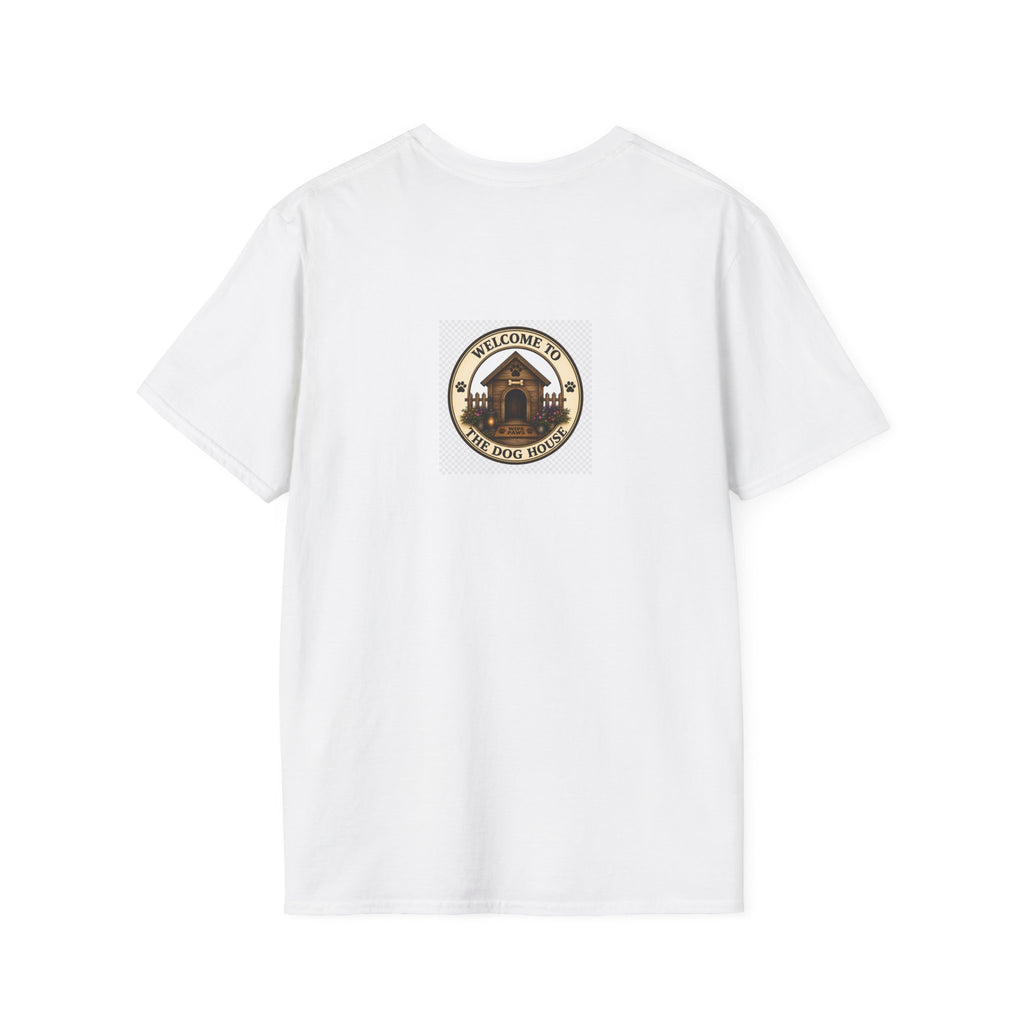 Welcome to The Dog House™ Pumpkin Patch | Maddie's Fall Pumpkin T-Shirt | Cozy Autumn Dog Lover Shirt