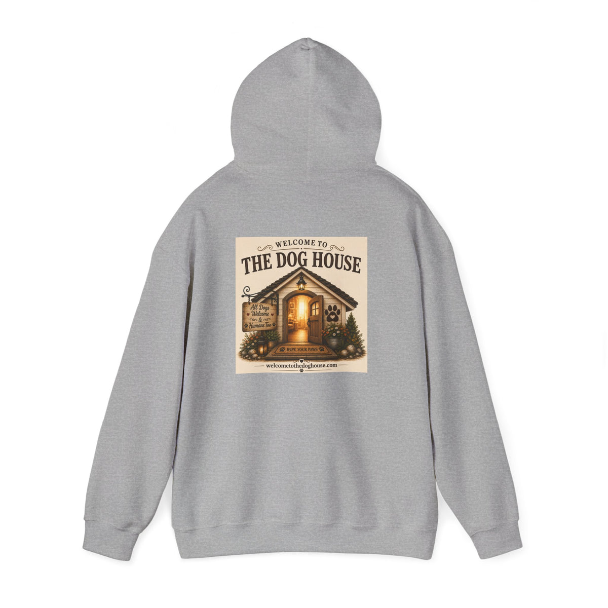 The Original Dog House™ Hoodie | Welcome Collection | Premium Dog Lover Hooded Sweatshirt