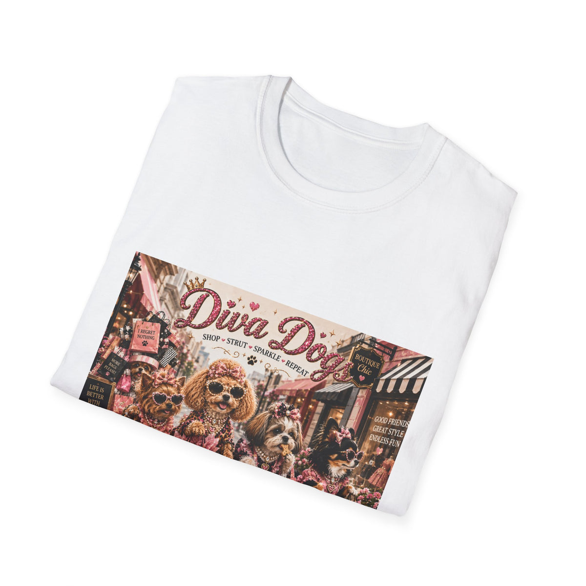Diva Dogs Graphic T-Shirt — Shop Till You Drop!