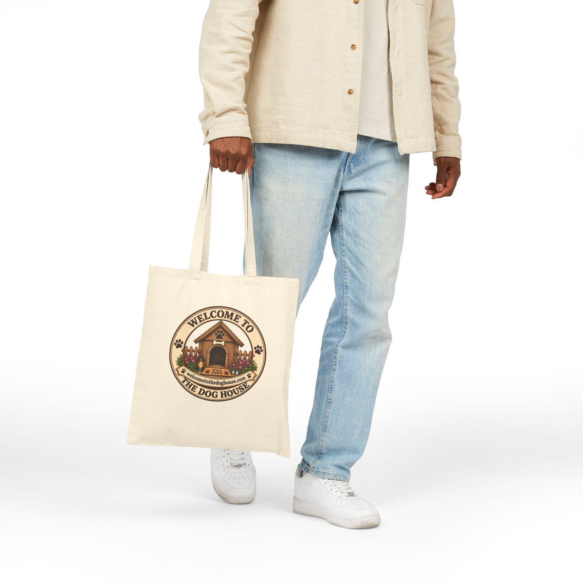 I Like Dogs More Than People Tote Bag | Funny Dog Lover Tote | Pet Parent Bag | The Dog House™