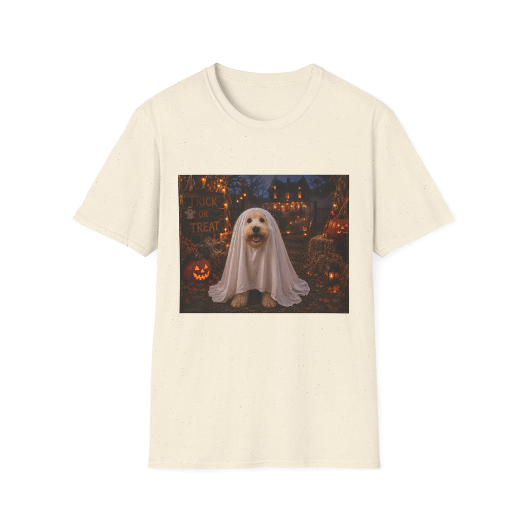 Trick or Treat | Maddie's Ghost Costume™ Halloween T-Shirt | Cute Dog Halloween Shirt | The Dog House™ Fall Collection