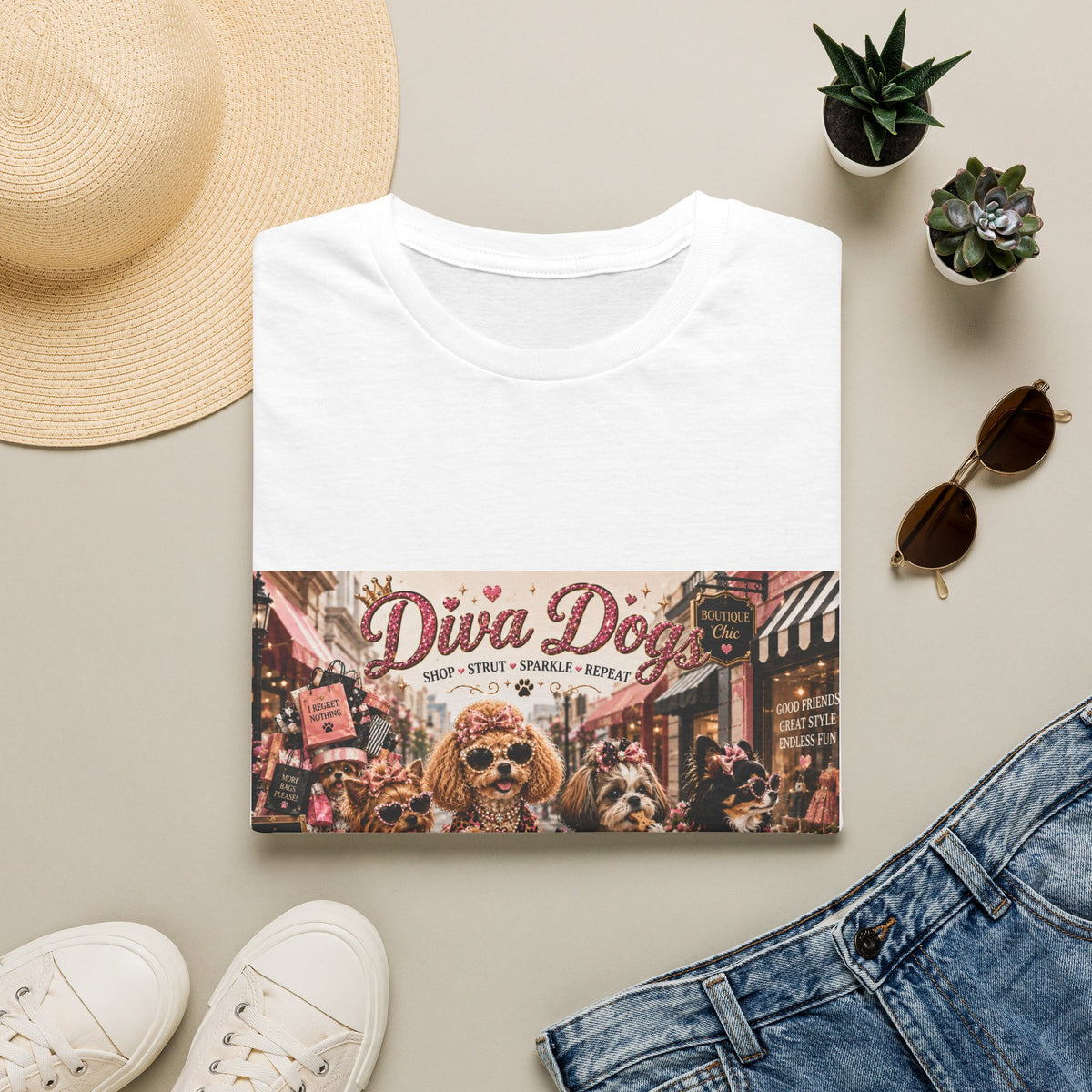 Diva Dogs Graphic T-Shirt — Shop Till You Drop!