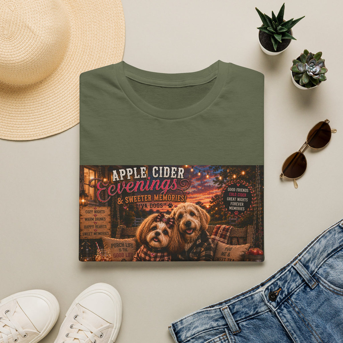 Apple Cider Evenings™ | Diva Dogs™ & The Southern Gentleman™ | Porch Life Collection