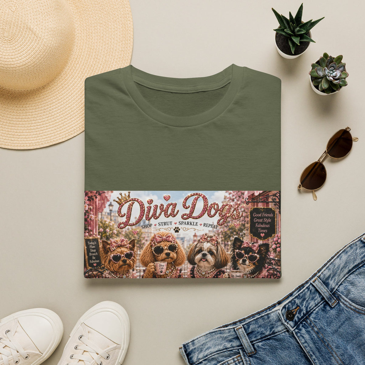 Diva Dogs T-Shirt — Brunch With My Besties