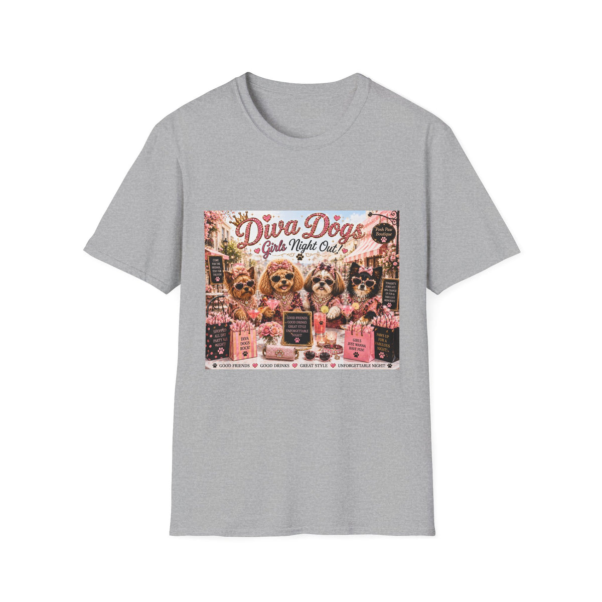 Diva Dogs Girls' Night Out T-Shirt