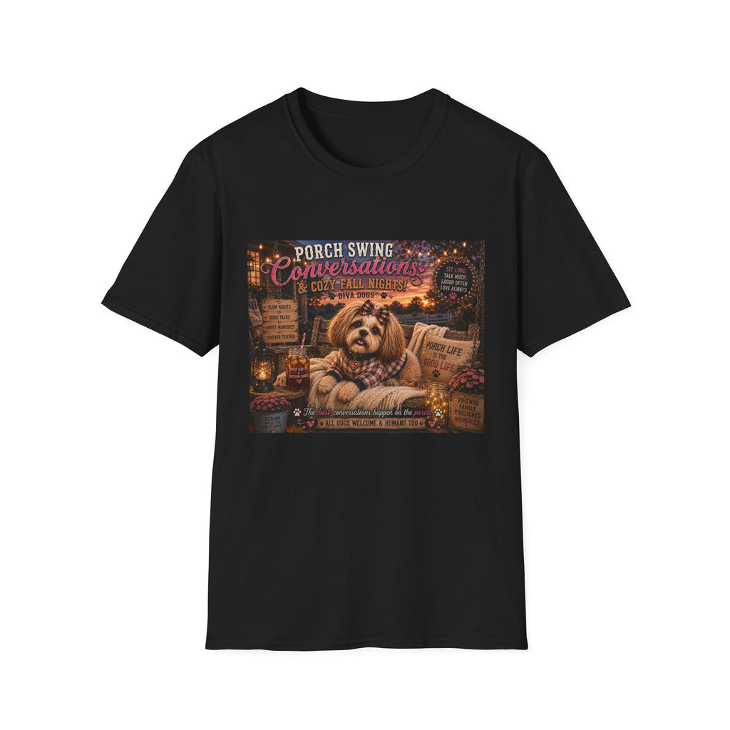 Porch Swing Conversations™ | Diva Dogs™ | Sweet Tea & Cozy Fall Nights | Porch Life Collection