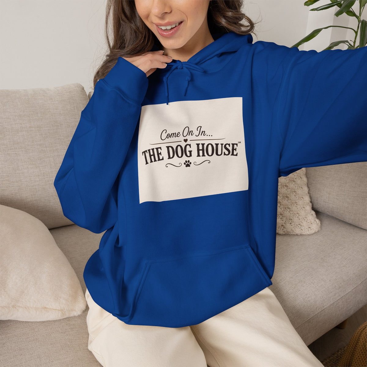 The Original Dog House™ Hoodie | Welcome Collection | Premium Dog Lover Hooded Sweatshirt
