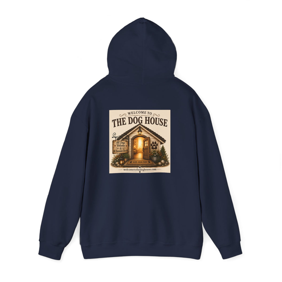 The Original Dog House™ Hoodie | Welcome Collection | Premium Dog Lover Hooded Sweatshirt