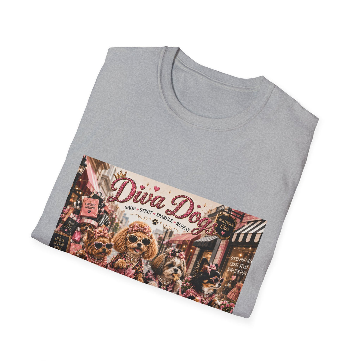 Diva Dogs Graphic T-Shirt — Shop Till You Drop!
