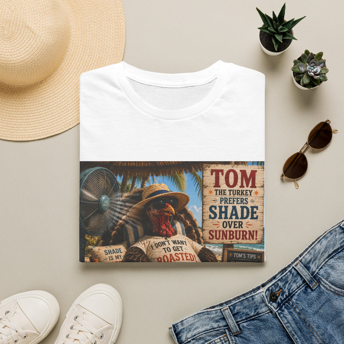 T-Shirt — 'Tom the Turkey I Don't Want to Get Roasted!