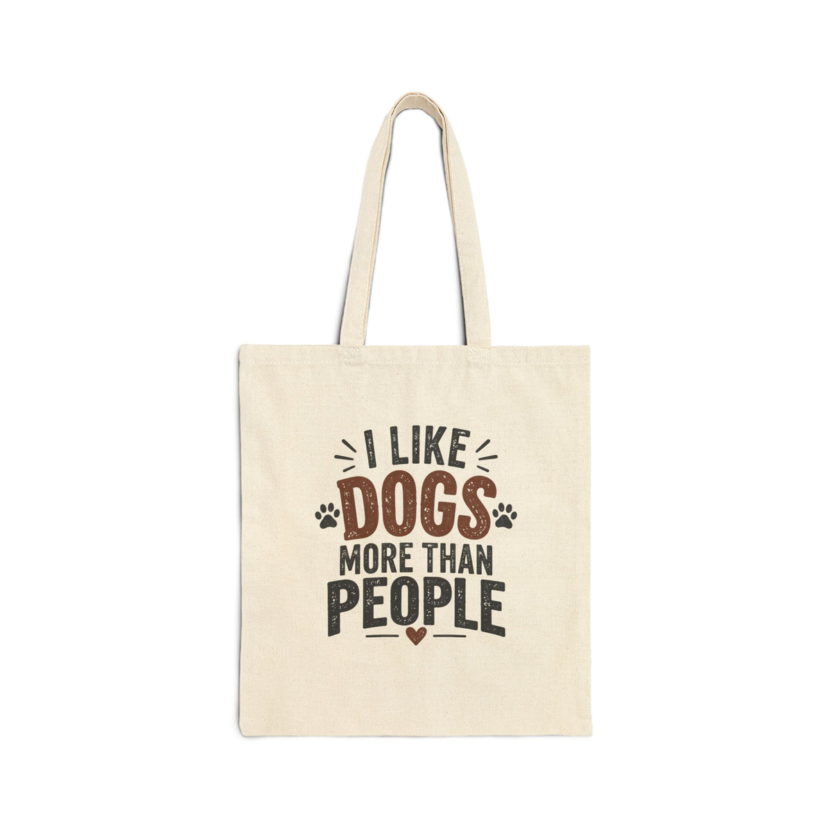 I Like Dogs More Than People Tote Bag | Funny Dog Lover Tote | Pet Parent Bag | The Dog House™