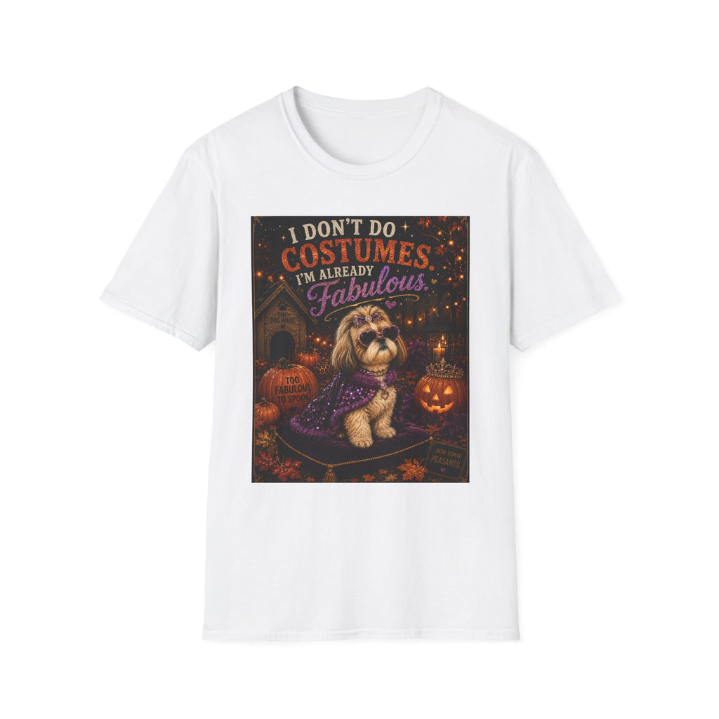 Funny Halloween Dog Shirt – I Don't Do Costumes. I'm Already Fabulous. | Cute Dog Lover T-Shirt | Vintage Halloween Tee | Fall Graphic Tee | Dog Mom Gift