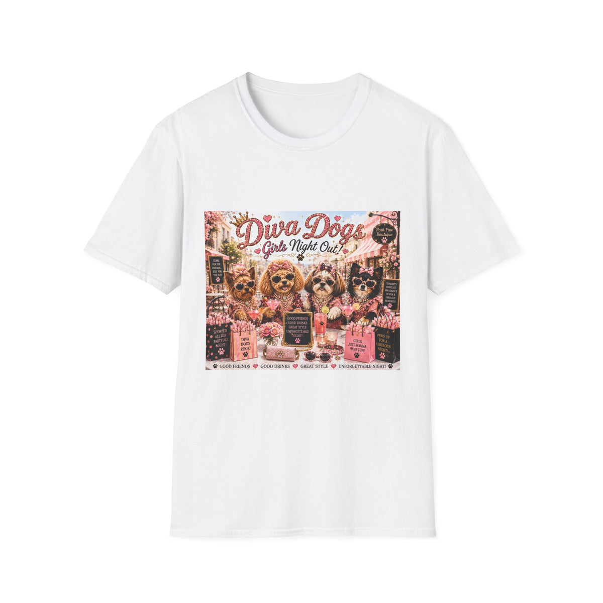 Diva Dogs Girls' Night Out T-Shirt