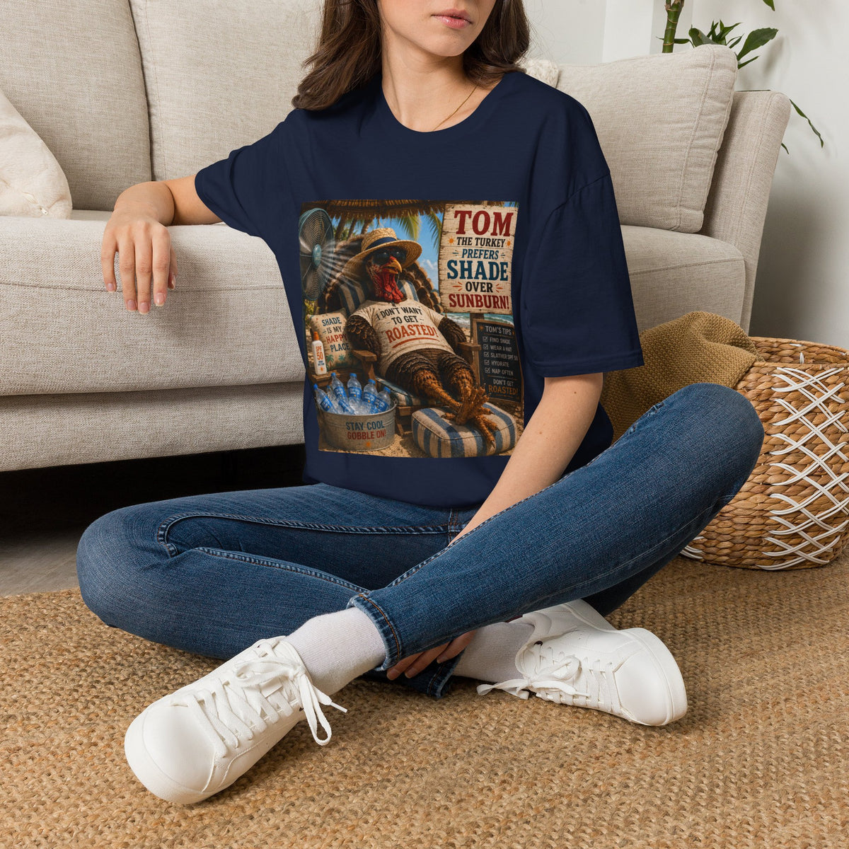 T-Shirt — 'Tom the Turkey I Don't Want to Get Roasted!
