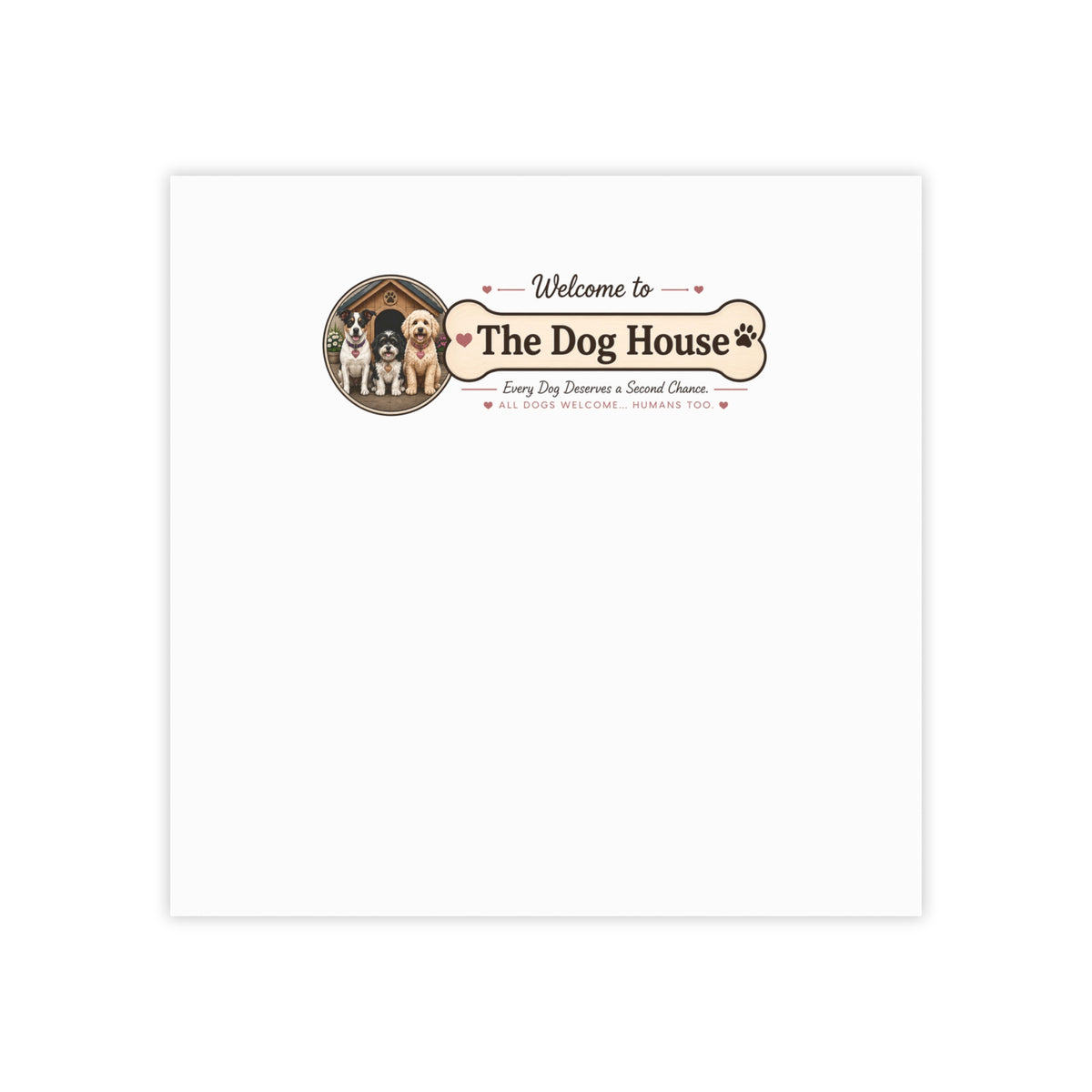The Dog House Signature Post-it® Note Pad
