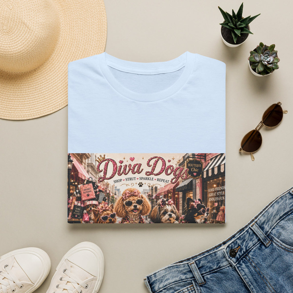 Diva Dogs Graphic T-Shirt — Shop Till You Drop!