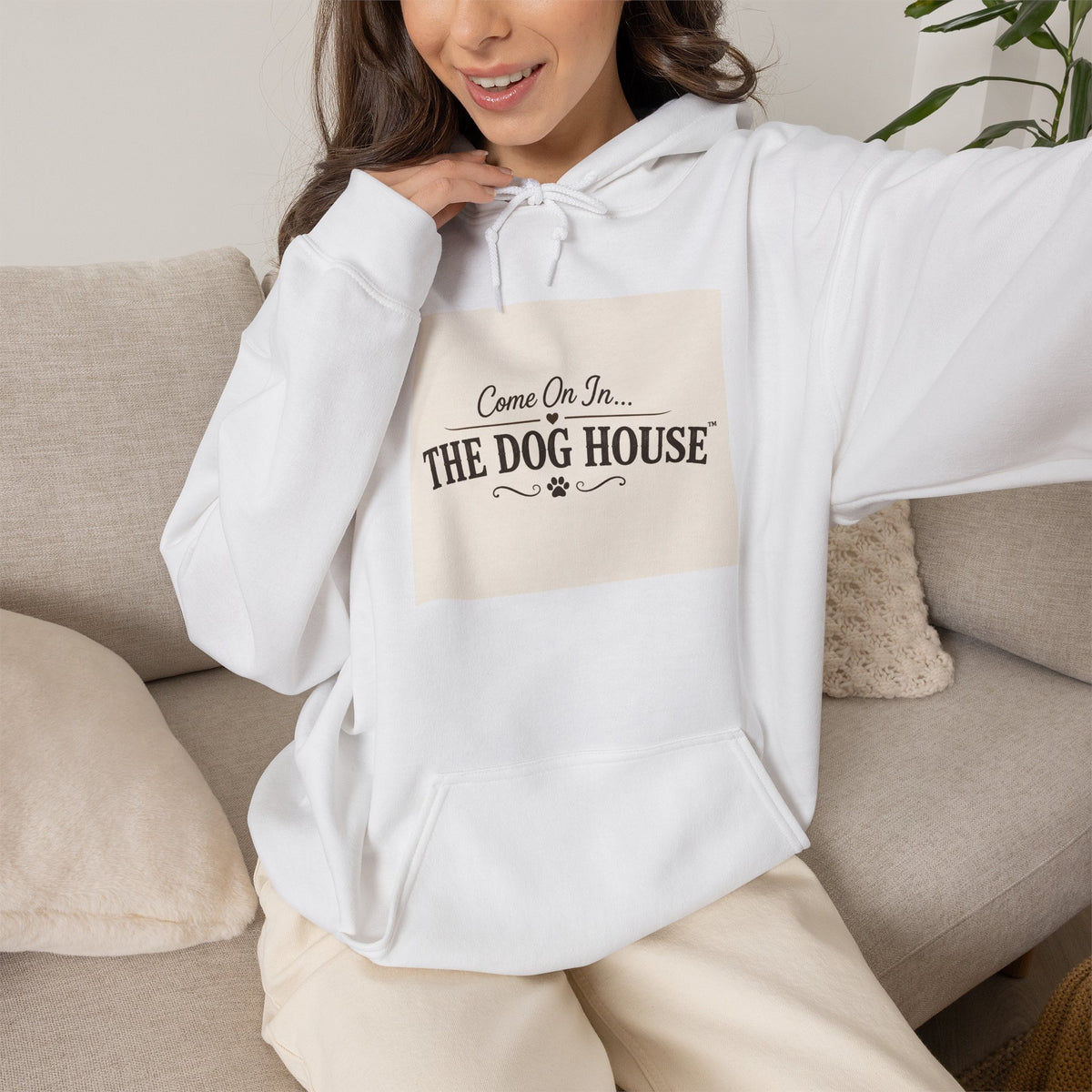 The Original Dog House™ Hoodie | Welcome Collection | Premium Dog Lover Hooded Sweatshirt