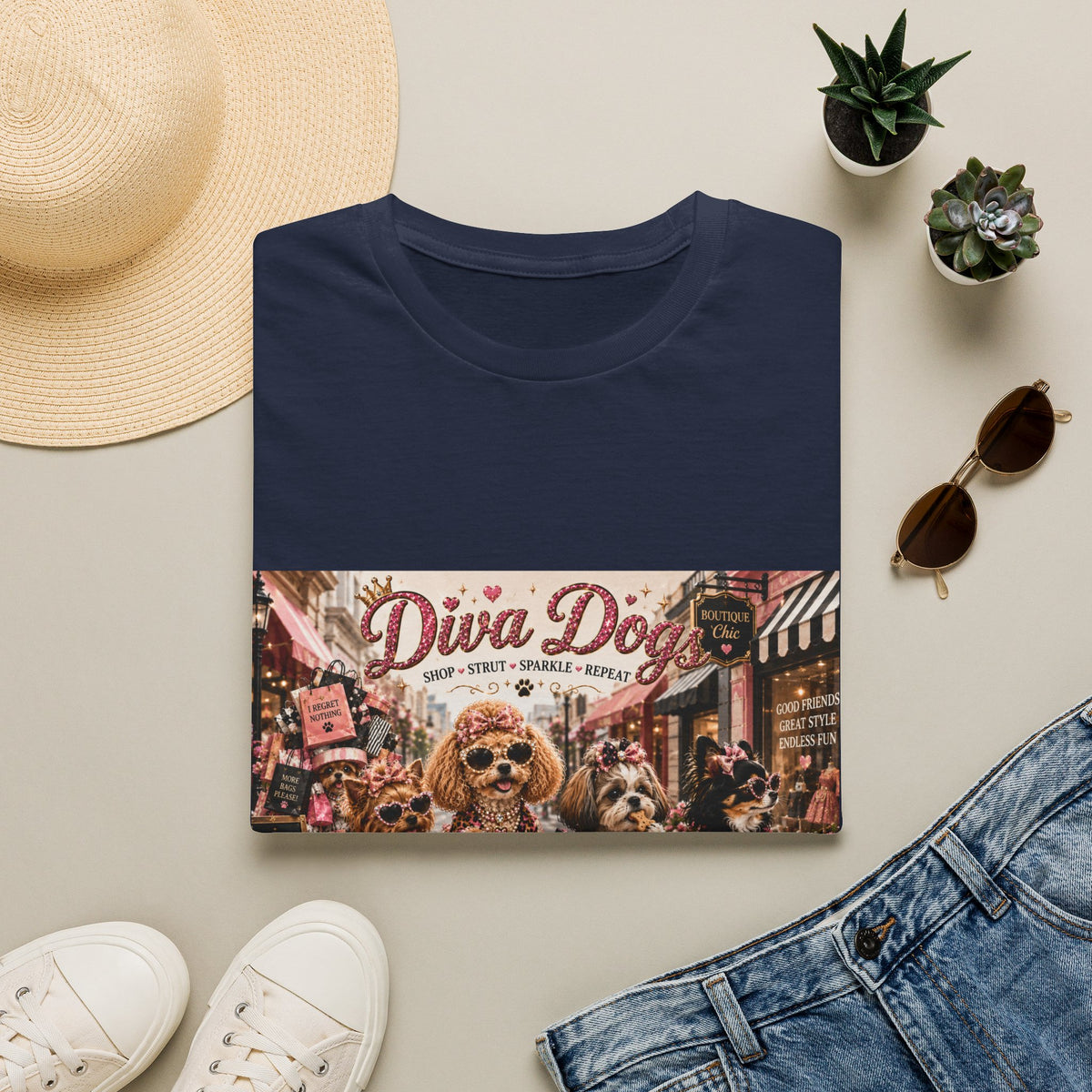 Diva Dogs Graphic T-Shirt — Shop Till You Drop!