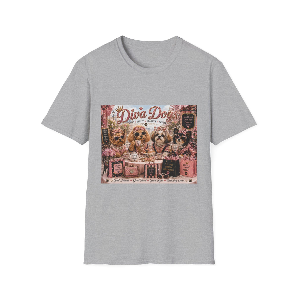 Diva Dogs T-Shirt — Brunch With My Besties