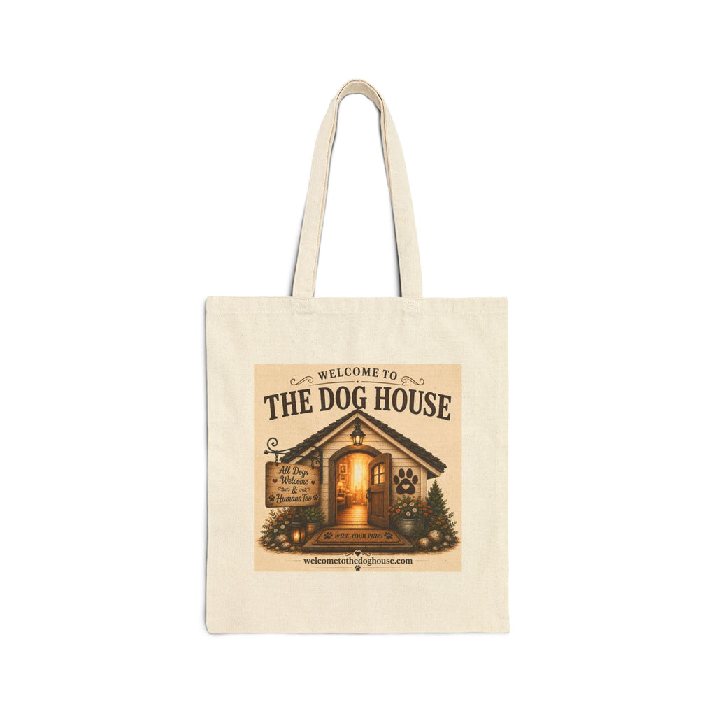Today's Pawsibilities™ – Believe Cotton Canvas Tote Bag | Inspirational Tote | Dog Lover Gift