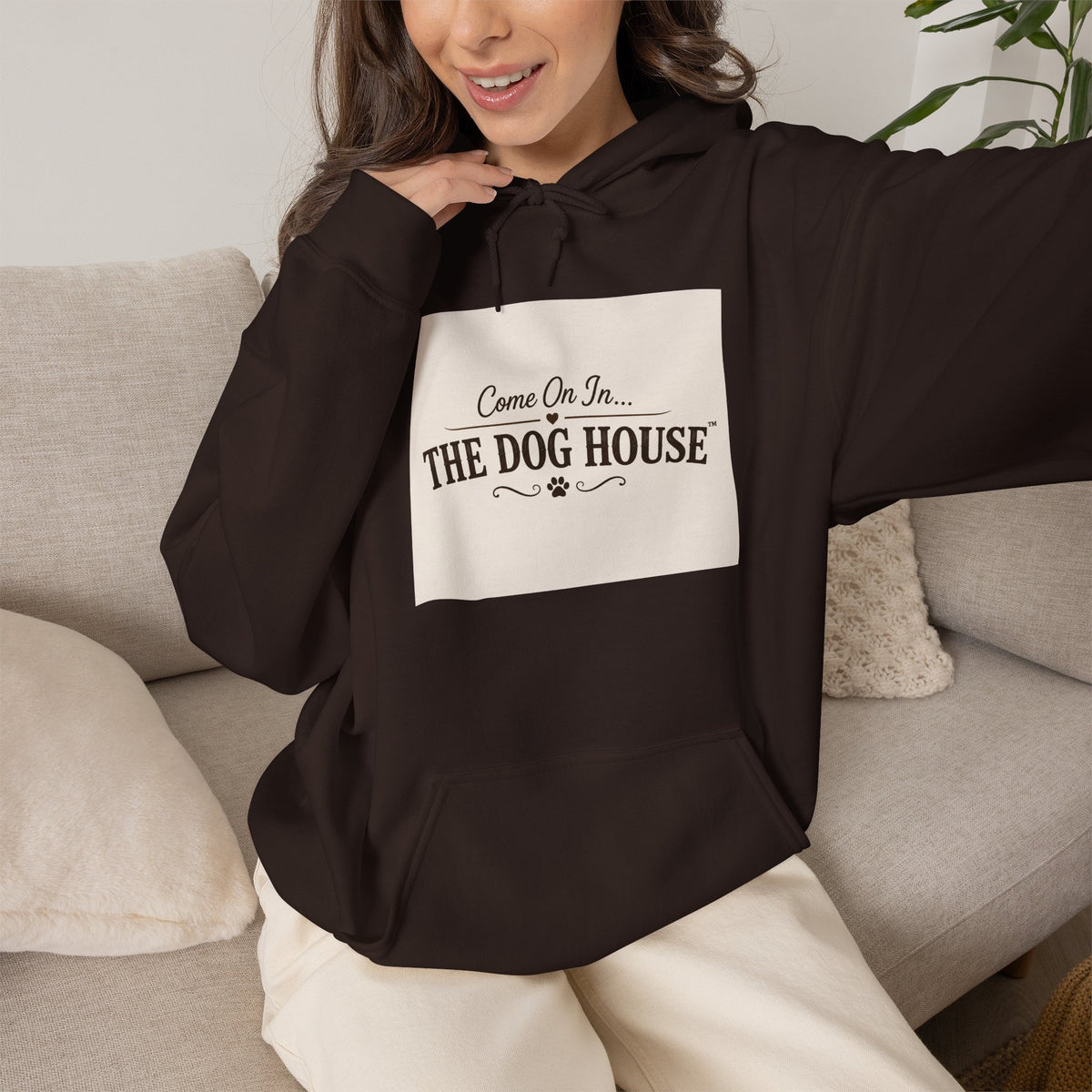 The Original Dog House™ Hoodie | Welcome Collection | Premium Dog Lover Hooded Sweatshirt