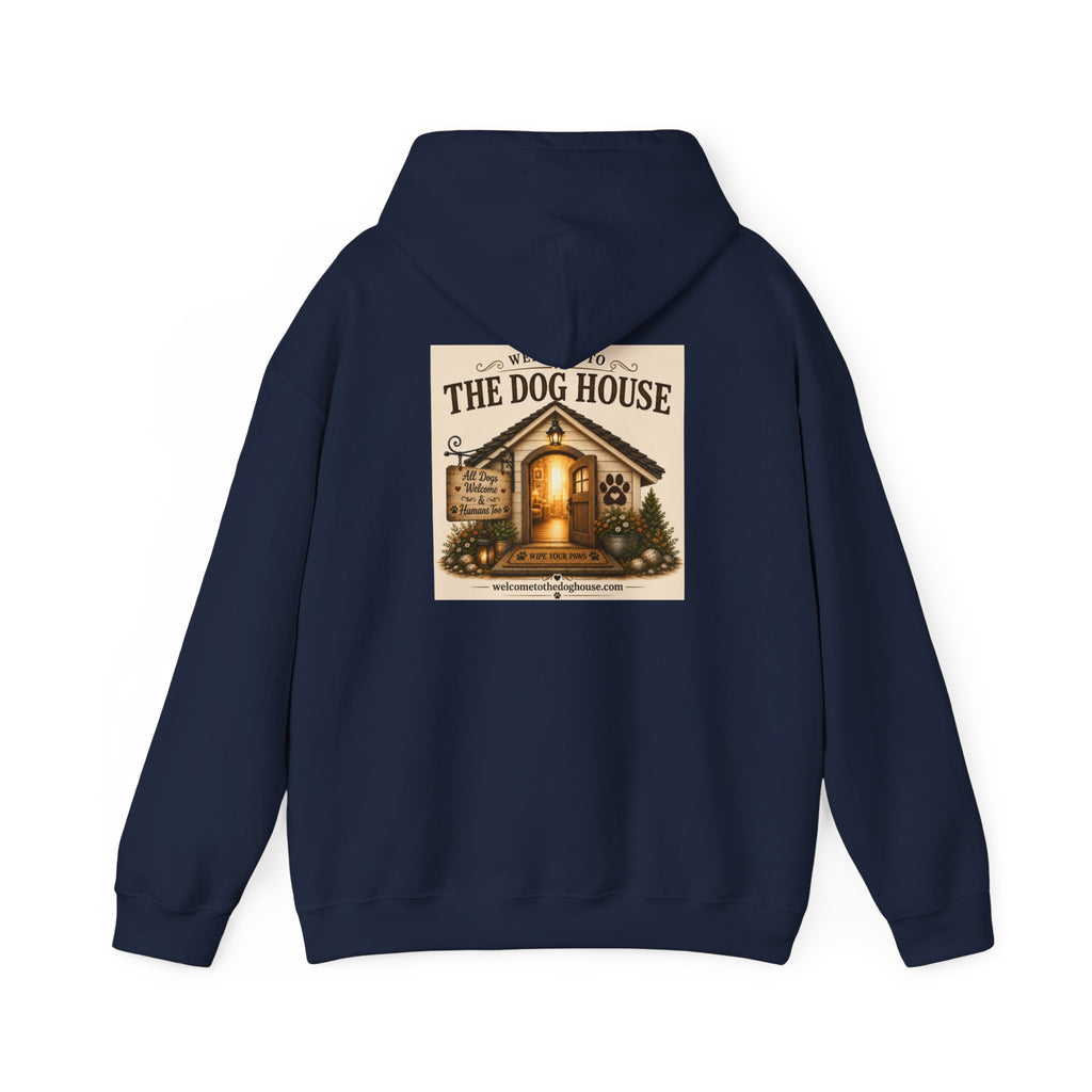 The Original Dog House™ Hoodie | Welcome Collection | Premium Dog Lover Hooded Sweatshirt