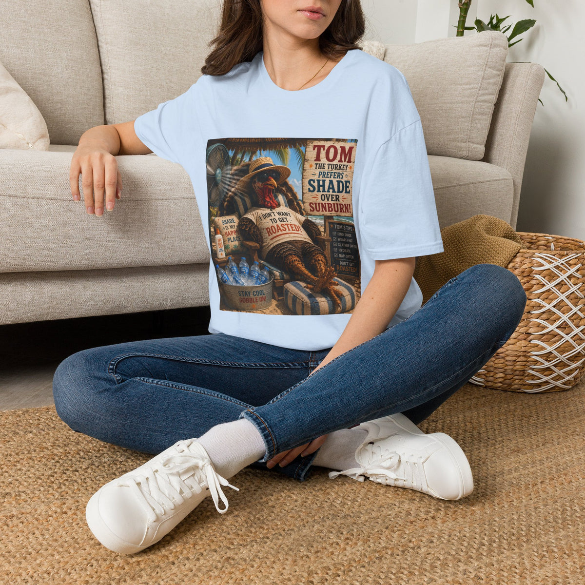 T-Shirt — 'Tom the Turkey I Don't Want to Get Roasted!