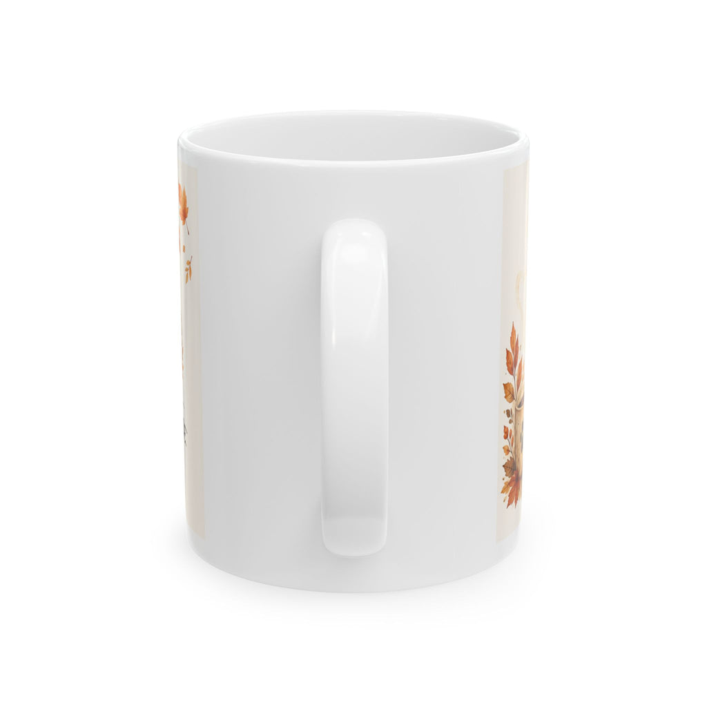 Home Is Where the Paw Prints Are | Fall Dog Lover Coffee Mug | Cozy Autumn Ceramic Mug