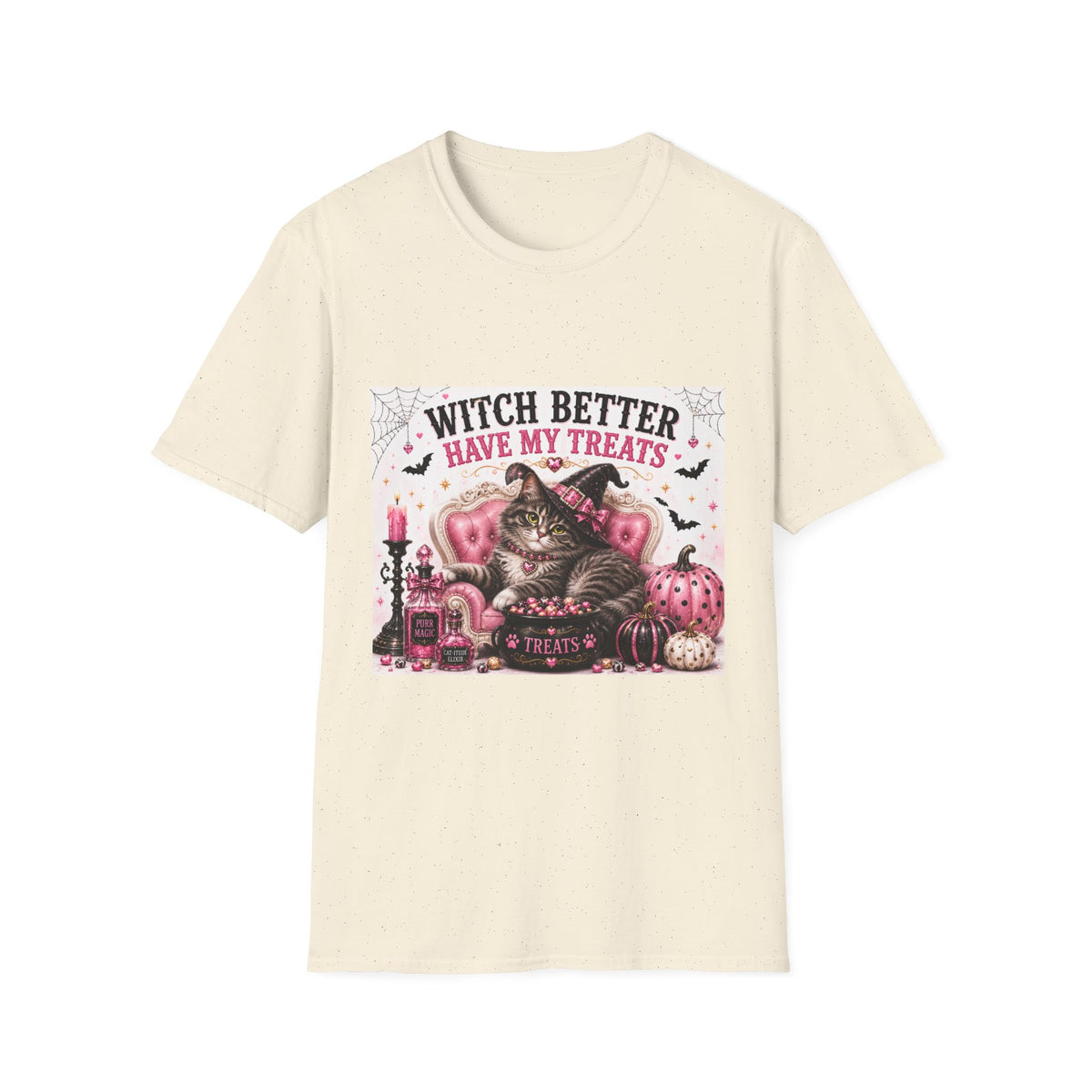 Witch Better Have My Treats | Classy Cats™ Halloween T-Shirt | Funny Cat Halloween Shirt | Cute Cat Lover Tee | Cat Mom Gift