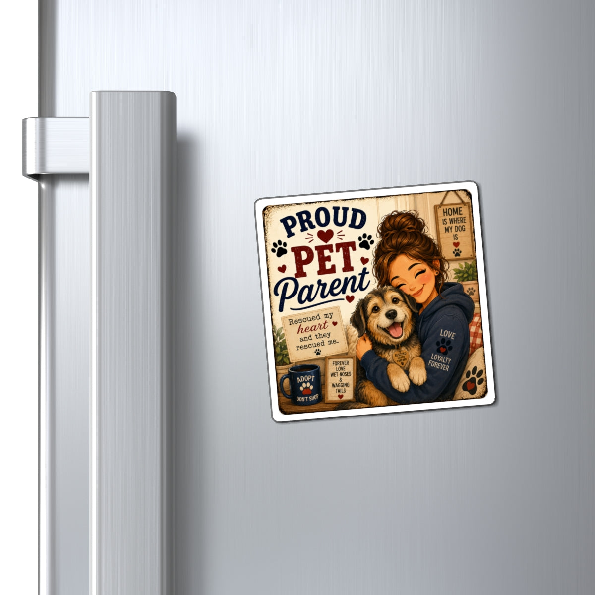 Proud Pet Parent Dog Magnet | Rescue Dog Lover Gift | The Dog House™