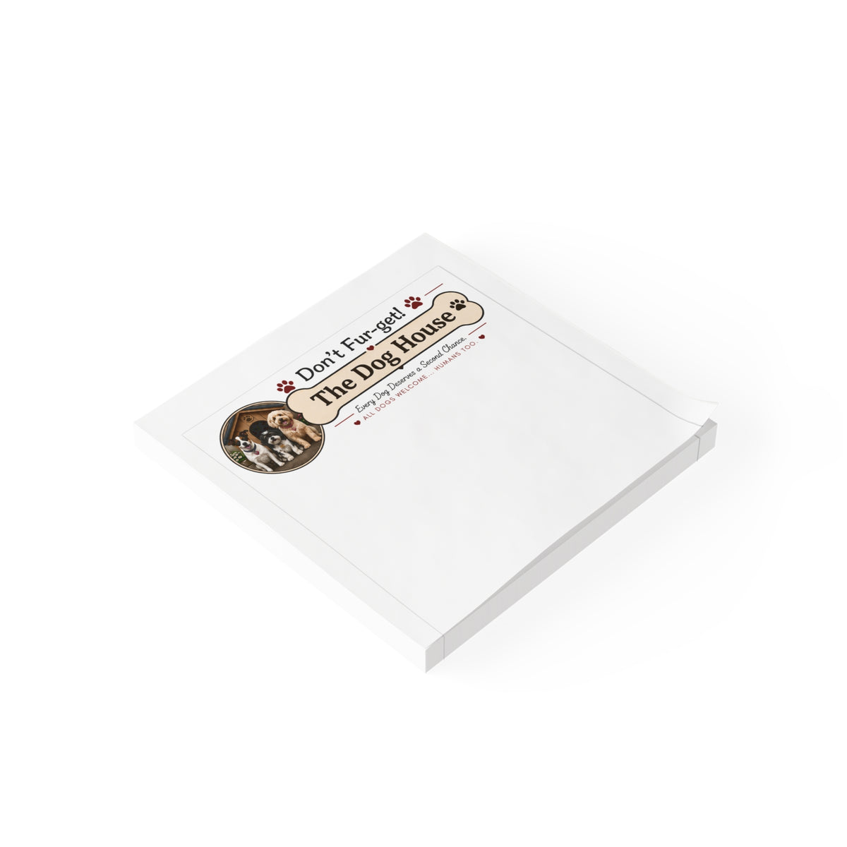 Welcome to The Dog House Signature 'Don't Fur-get' Post-it® Note Pads