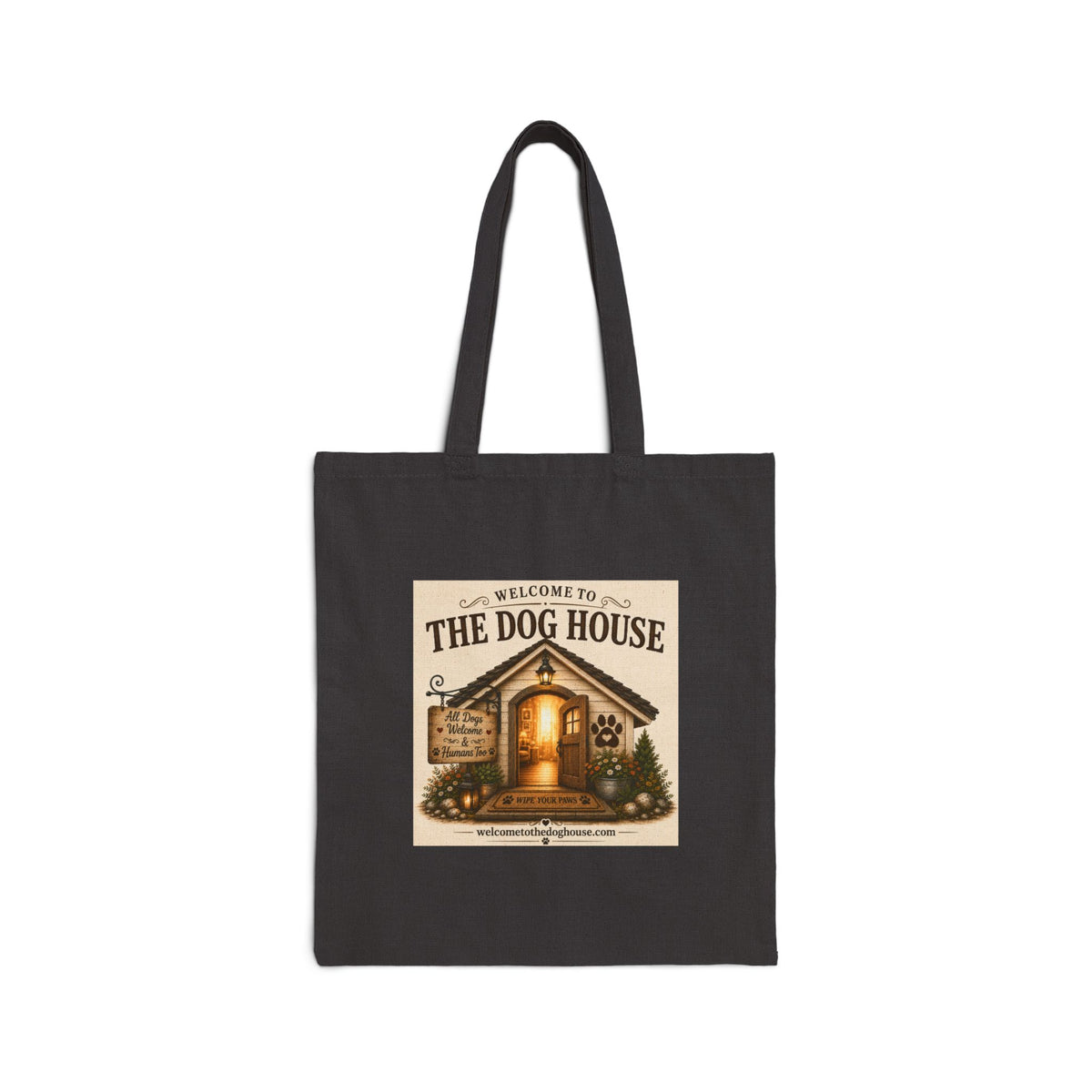 Today's Pawsibilities™ – JOY Canvas Tote Bag | Bella Inspirational Dog Tote | Reusable Dog Lover Gift Bag