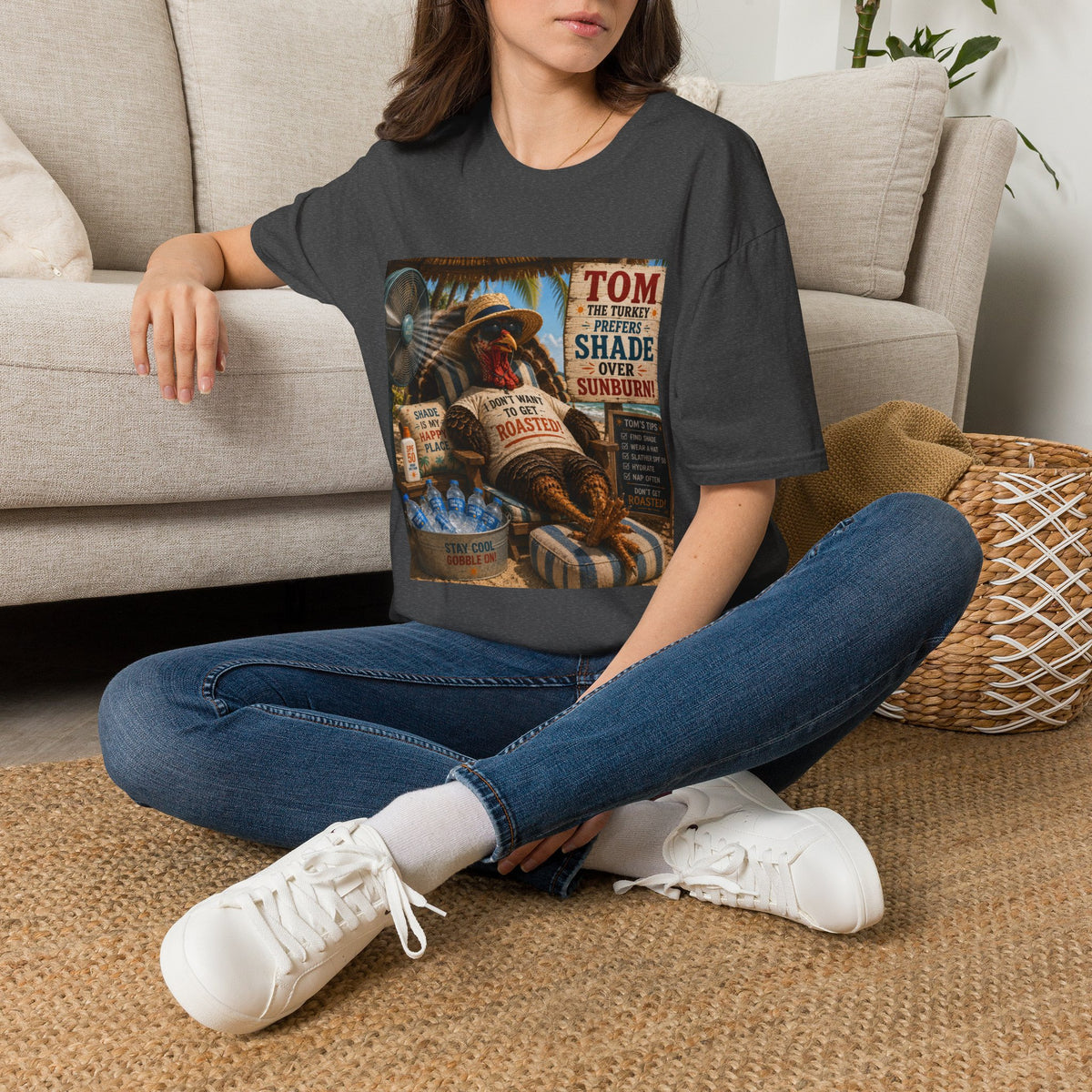 T-Shirt — 'Tom the Turkey I Don't Want to Get Roasted!