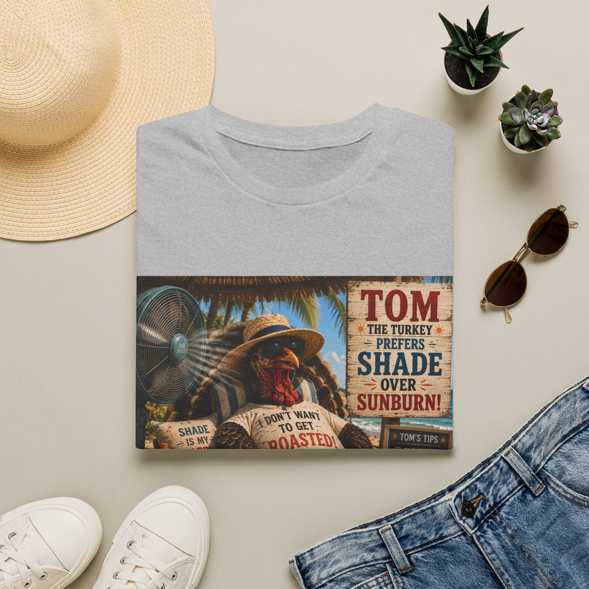 T-Shirt — 'Tom the Turkey I Don't Want to Get Roasted!