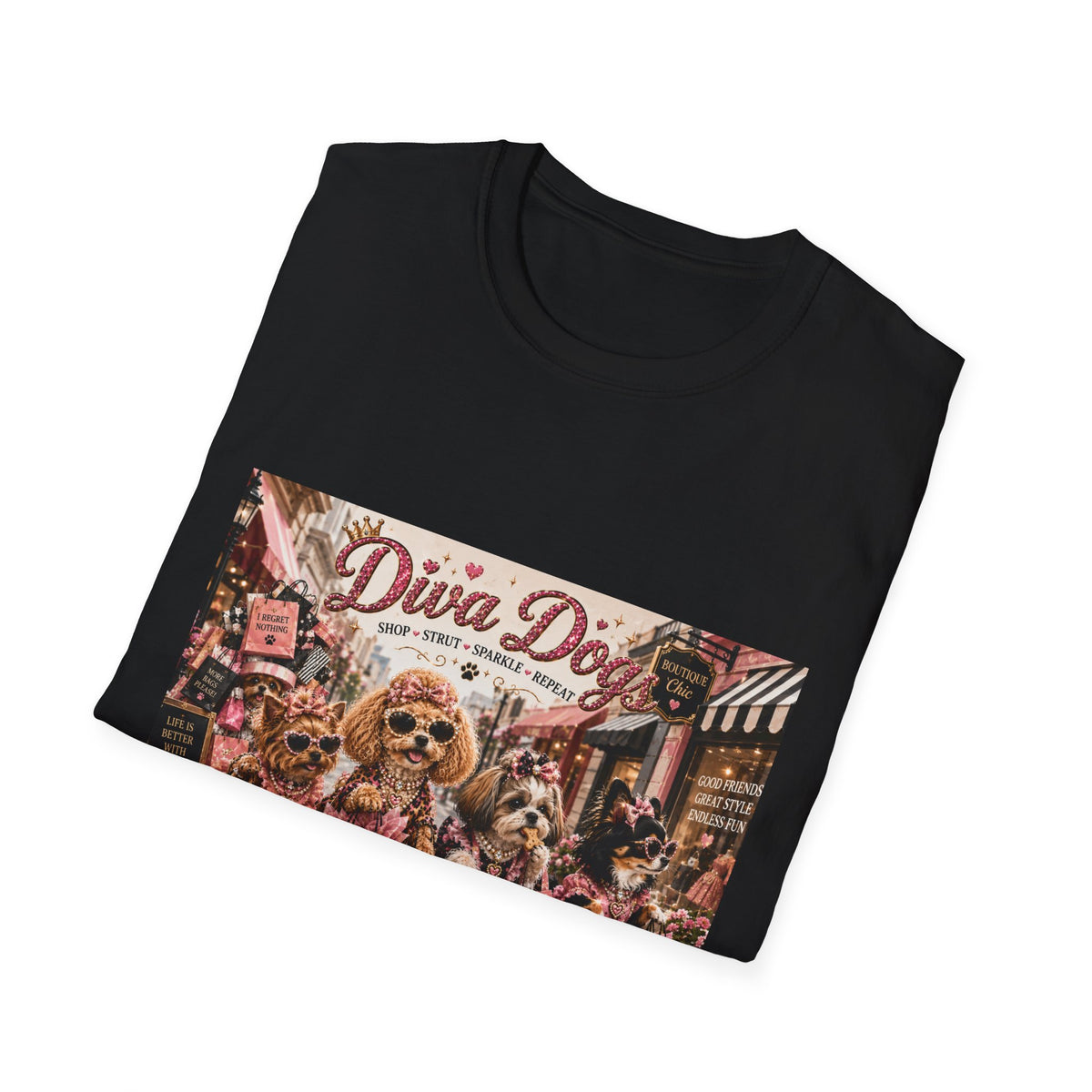 Diva Dogs Graphic T-Shirt — Shop Till You Drop!