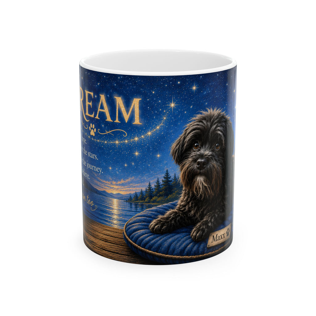 Today's Pawsibilities™ DREAM Ceramic Mug – Maxx Inspirational Dog Coffee Mug | Believe, Hope & Dream Gift