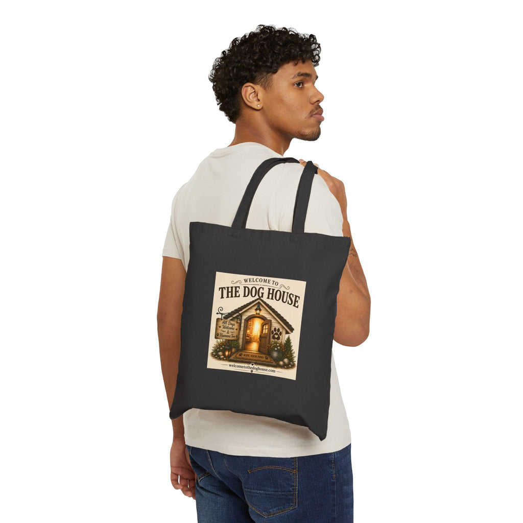 Today's Pawsibilities™ – JOY Canvas Tote Bag | Bella Inspirational Dog Tote | Reusable Dog Lover Gift Bag