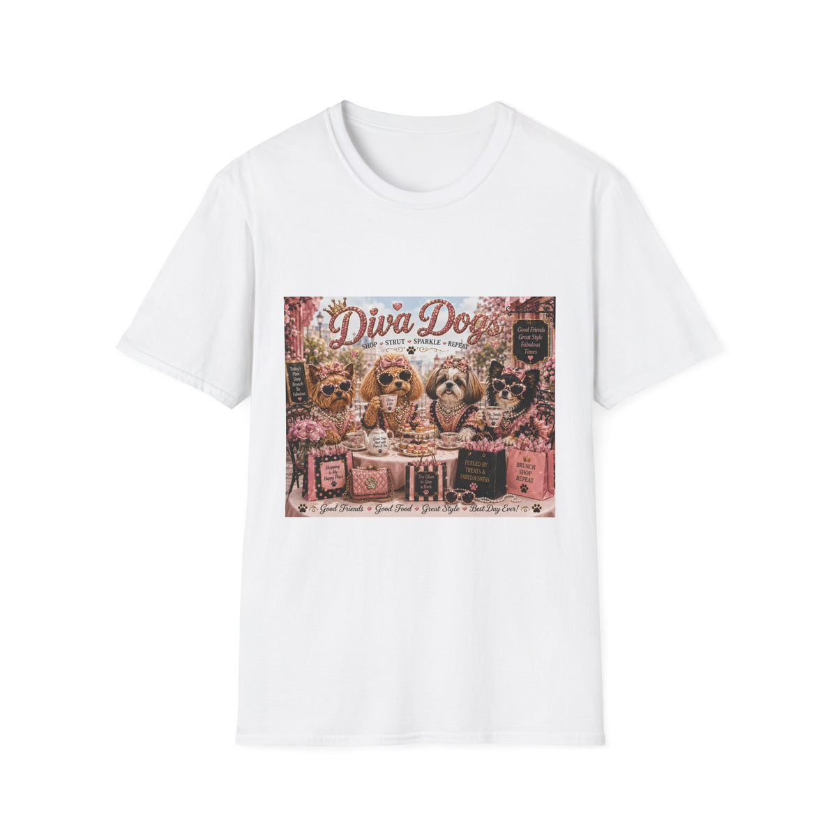 Diva Dogs T-Shirt — Brunch With My Besties