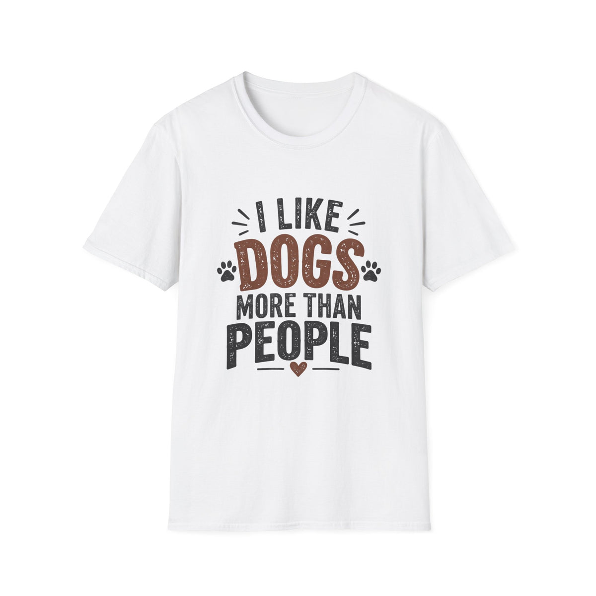 I Like Dogs More Than People T-Shirt | Funny Dog Lover Shirt | Pet Parent Tee | The Dog House™
