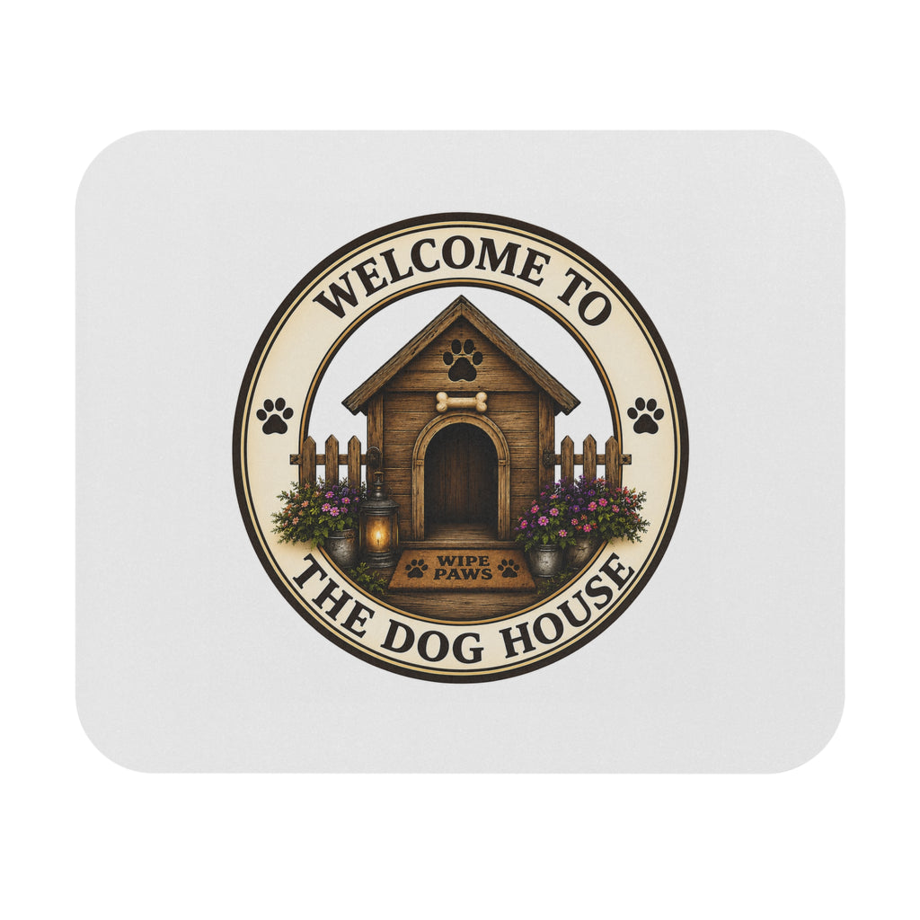 Welcome to the Dog House Signature Mouse Pad