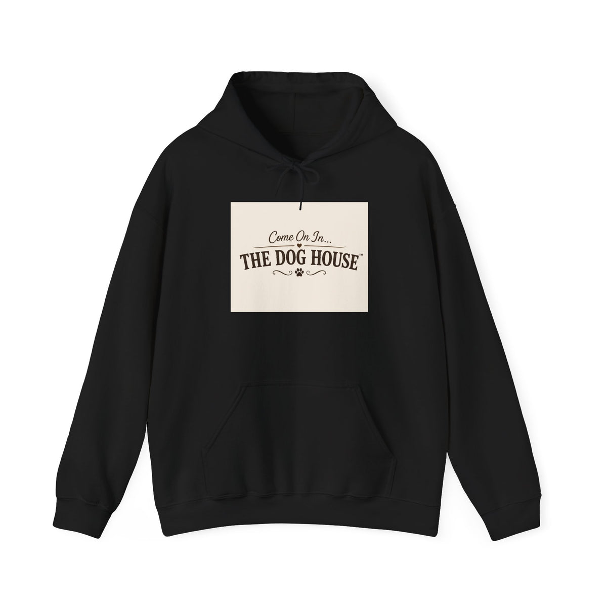 The Original Dog House™ Hoodie | Welcome Collection | Premium Dog Lover Hooded Sweatshirt
