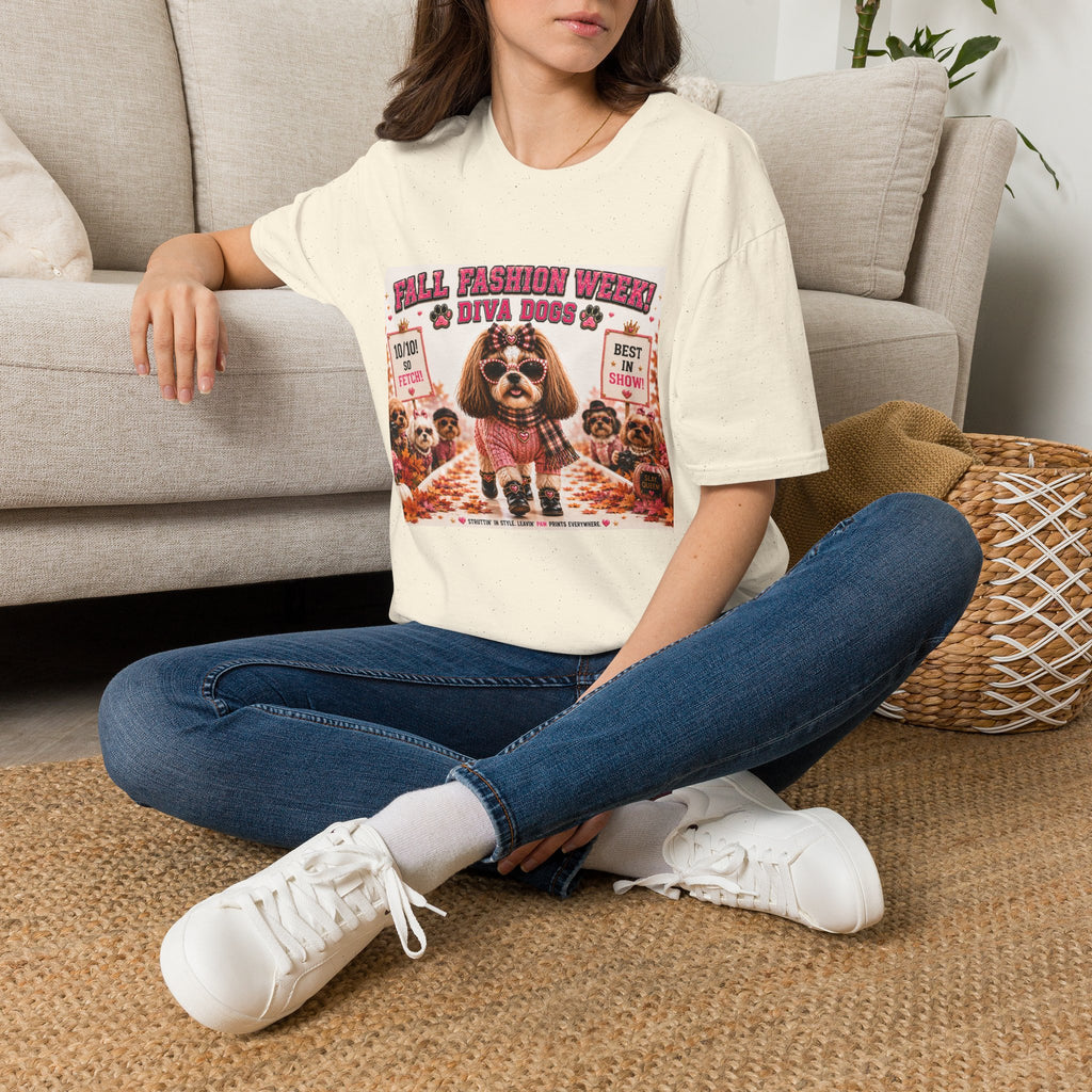Fall Fashion Week!™ | Diva Dogs™ | Boutique Autumn Dog Lover T-Shirt | Runway Collection
